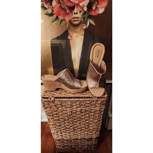 Women's Clarks, Giselle Orchid Sandal 26177449 Pewter Leather